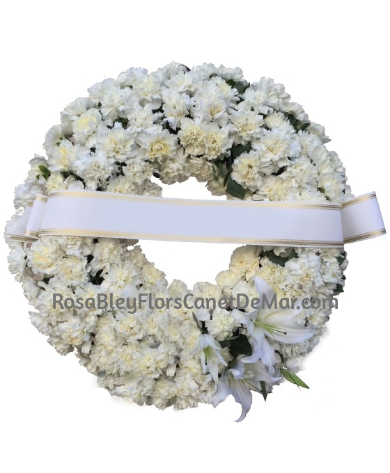 Corona Funeraria Clavel