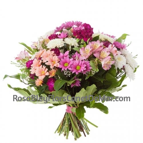 Ramo flores de color Morado