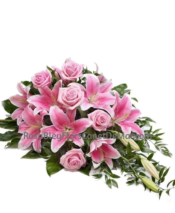 Centro Alargado Rosa