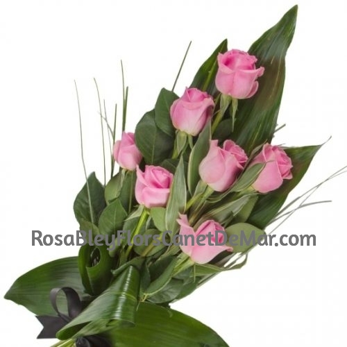 ramo funerario 7 rosas